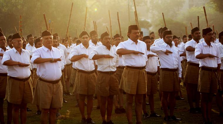 RSS, arms training, RSS arms training, temples arms training, sangh arms training, temple arm training ban, kerala ban on temple, kerala ban on RSS
