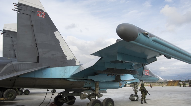 Russia Warplanes Sit Idle On Syria Base During Ceasefire | World News ...