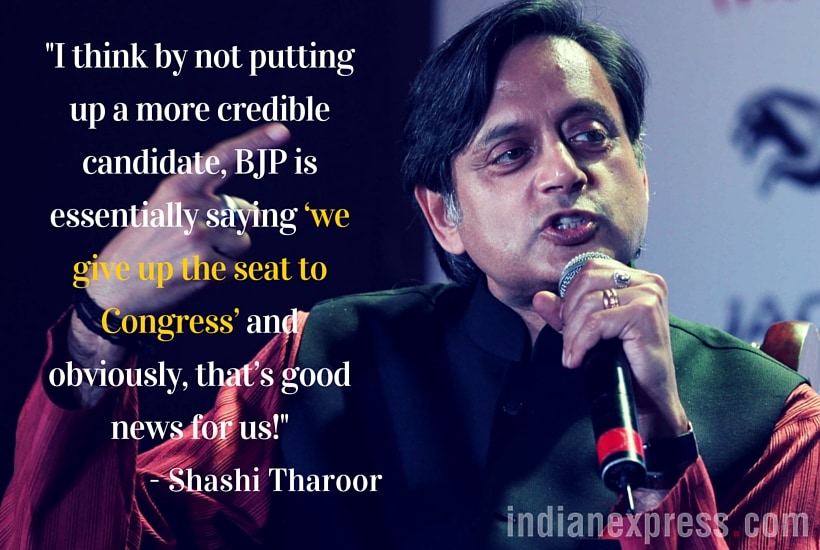 Shashi Tharoor, BJP, sreesanth, Kerala, Kerala assembly elections, news, elections 2016
