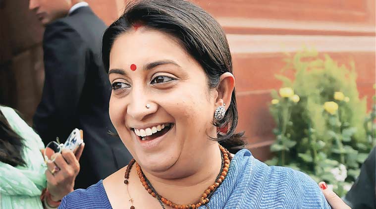 smriti irani, boycott smriti irani, bharatiya janata yuva morcha, Union HRD minister,   HRD minister smriti irani, india news