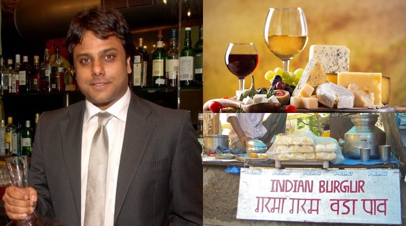 wine pairing, indian food and wines, wine with street food, Nikhil Agarwal, wines of india, Charosa Viognier, vada pao, Sula Riesling, sev puri, Ragda Pattice, York Rose