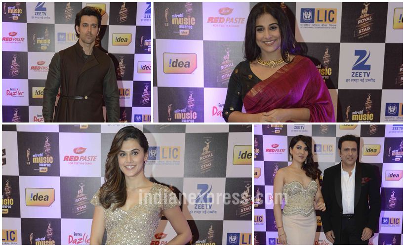 Vidya Balan, Hrithik Roshan, Govinda, Namrata Ahuja, mirchi music awards, mirchi music awards pics, Taapsee Pannu, Honey Singh, Surveen Chawla, Urvashi Rautela, Gauahar Khan, Dia Mirza, Aditi Rao Hydari, Arjun Kapoor, Gul Panag, Radhika Apte, Kanika Kapoor, Sara Khan, Shakti kapoor, Abhijeet Sawant, Alka Yagnik, Sanjay leela Bhansali, Mika Singh, Madhur Bhandarkar, Shaan, Vijayta Pandit, Shweta Pandit, Priya Dutt, Neetu Chandra, Ila Arun, Hrishitaa Bhatt, Adnan Sami, Armaan Malik, Amaan Malik, Anushka Ranjan, Jatin Padit, Javed Akhtar, Rajesh Roshan, entertainment