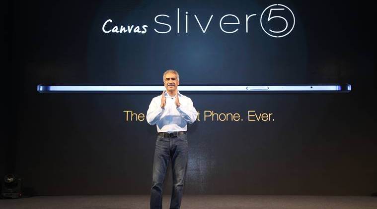 A file picture of Vineet Taneja at the launch of Canvas Silver 5 smartphone (Source: Nandagopal Rajan)