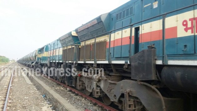 Latur water crisis, Latur city, Latur, Marathwada drought, water train, jaldoot express, jaldoot express photos, jaldoot express picture gallery, jaldoot express reaches latur, water train reaches latur