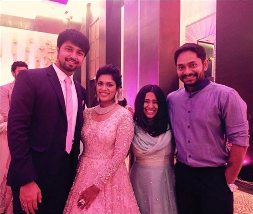 sreeja, sreeja reception, sreeja recpetion pics, sreeja marriage, chiranjeevi, chiranjeevi sreeja, chiranjeevi daughter, allu arjun, ram charan tej, venkaiah naidu, chandrababu naidu, aravind swami, rakulpreet, radhuka sarathkumar, sreeja wedding recpetion pics, entertainment