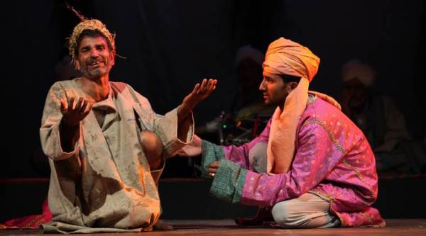 This great stage of fools: A scene from Badshah Pather, being performed in Delhi; the actors in the 2012 play thought Shakespeare’s writing was “so bad, it is beyond belief”