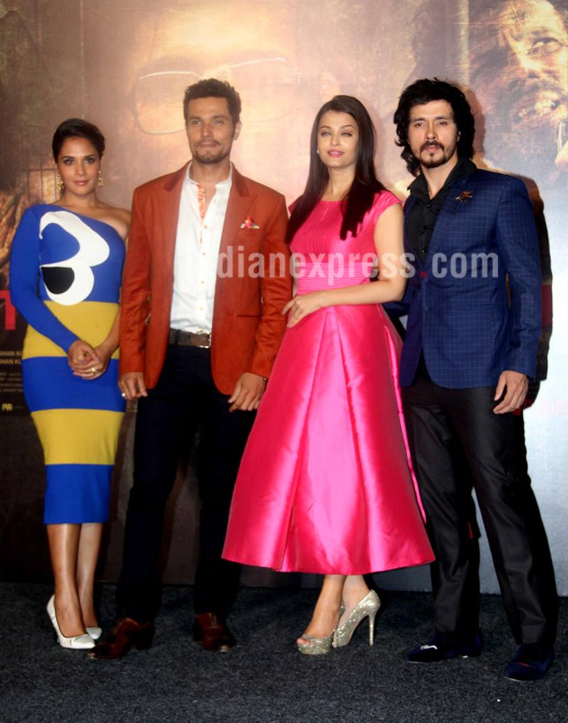 Sarbjit, Sarbjit trailer, Sarbjit trailer launch, Aishwarya Rai Bachchan, Randeep hooda, Richa Chadha, Omung Kumar, Darshan Kumaar, Sarbjit Aishwarya Rai, Sarbjit Randeep Hooda, Sarbjit Richa Chadha, Sarbjit film trailer, Sarbjit trailer launch pics