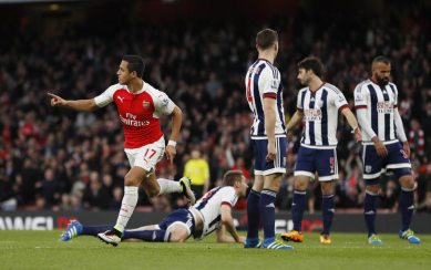 Alexis Sanchez, Alexis Sanchez Arsenal, Arsenal Alexis Sanchez, Sanchez Arsenal, Arsenal Sanchez, Arsenal West Brom, West Brom, West Brom Arsenal Premier League, Football