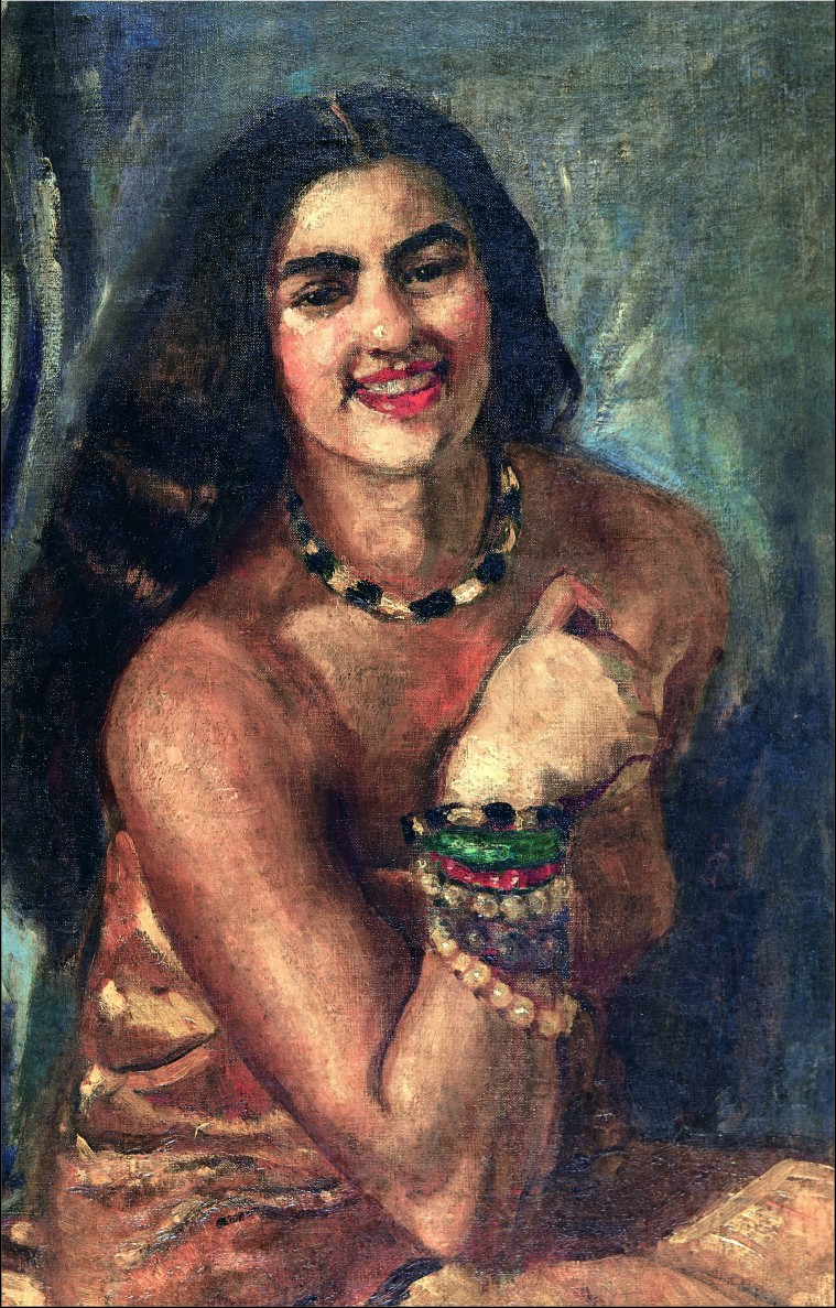 Self-portrait by Sher-Gil