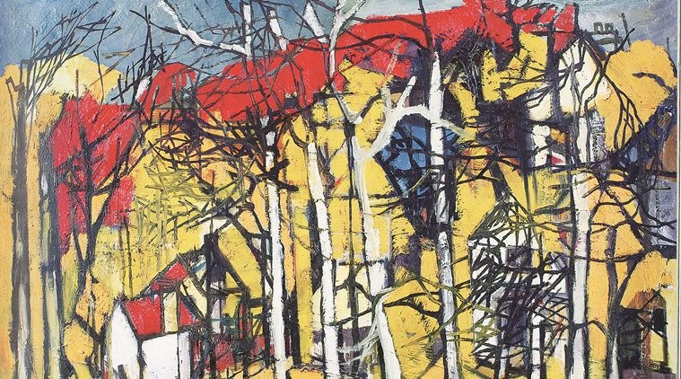 Nature was an abiding interest in his early paintings