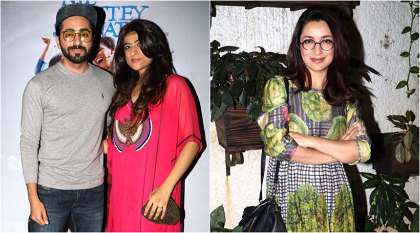 swara bhaskar, nil battey sannata, ayushmann khurrana, tahira kashyap, tisca chopra, surveen chawla, gulshan devaiah, siddhanth kapoor, entertainment, nil battey sannata screening