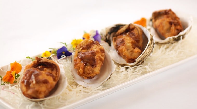 Try the baked oyster in port wine at the Chiu Chow festival at The Lantern at The Ritz Carlton, Bengaluru.