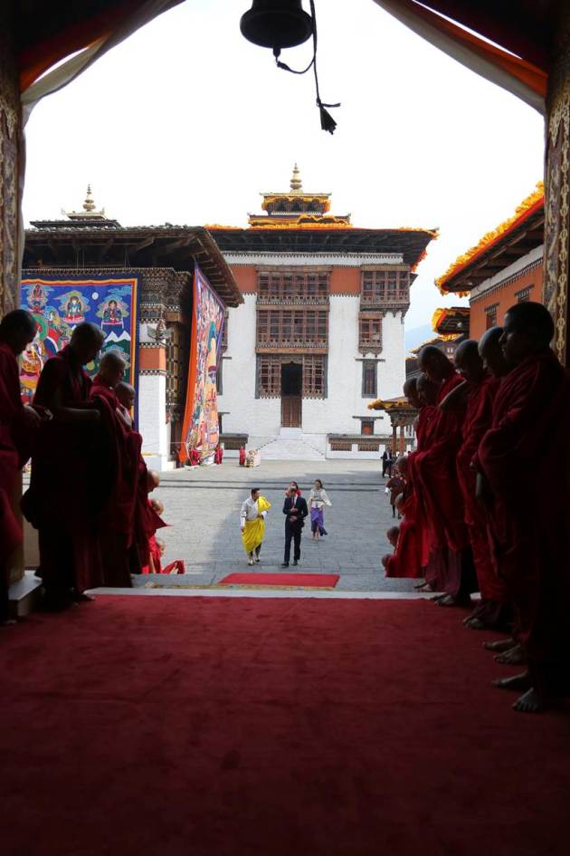 Royal couple in Bhutan, Royal couple bhutan, Duke and Duchess in Bhutan, Duke and Duchess Bhutan, Prince williams Bhutan, Kate middleton, Prince williams Kate middleton Bhutan, Royal couple bhutan visit, Jigme Khesar Namgyel Wangchuk