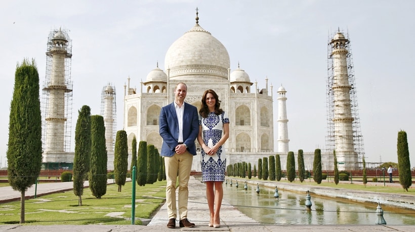 Taj mahal, prince william, kate middleton, taj mahal visit, royal couple taj mahal visit, British royal couple, British, royal couple, Prince william, princess kate middleton, duchess of cambridge, picture gallery, india news