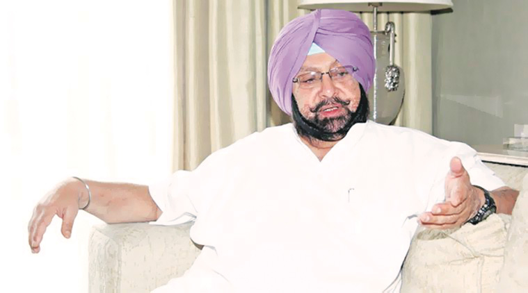 Captain Amarinder Singh, amarinder shoe, Captain Amarinder Singh in US, US amarinder, amarinder singh in US, california amarinder, punjab congress, shoe hurled at amarinder, indian express punjab