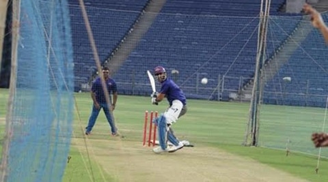 MS Dhoni practices with new IPL team Rising Pune Supergiants