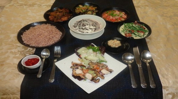 A Bhutanese spread.