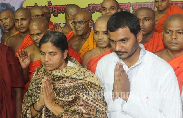 Ambedkar, Ambedkar birth Anniversary, Buddhism, Rohith Vemula, Rohith Vemula mother, Rohith Vemula mother Radhika, Rohith Vemula brother Raja, Rohith Vemula mother ambrace Buddhism, Rohith mother Embrace buddhism, Buddhism pics, Buddhism photos