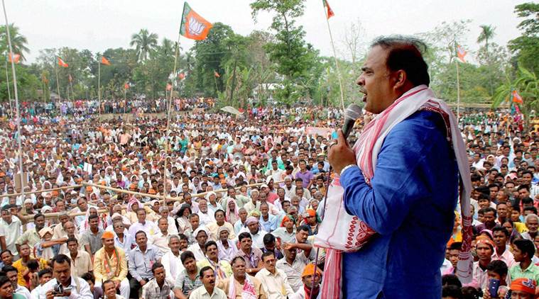 assam, assam elections, assam polls, Himanta Biswa Sarma, bjp Himanta Biswa Sarma, assam congress, assam bjp, Himanta Biswa Sarma bjp, Sarbananda Sonowal, assam news, assam polls news, india news, elections news, latest news