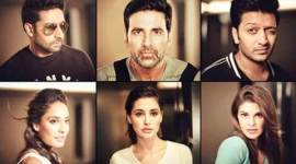 Housefull 3, Housefull 3 Logo, Housefull 3 trailer, Housefull 3 Trailer launch, Akshay Kumar, Abhishek Bachchan, Riteish Deshmukh, Jacqueline Fernandez, Lisa Haydon, Nargis Fakhri, Housefull 3 movie logo, Housefull 3 movie trailer, Entertainment news