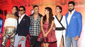 Akshay Kumar, Abhishek, Riteish unveil Housefull 3 with girls Jacqueline, Lisa, Nargis