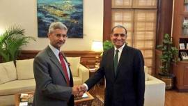 foreign secretaries meet, india foreign secretaries meet, india pakistan foreign secretaries meet, S jaishankar, Aizaz Ahmed Chaudhry, indo pak meet, indo pak foreign secretaries meet, pathankot attack, pathankot attack meet,  india pakistan meet,india pakistan news