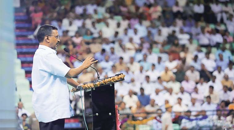 Arvind Kejriwal, aam aadmi party, Kejriwal, app to improve school maintenance, govt schools in Delhi, aap, manish sisodia, education delhi, government schools delhi, delhi schools, delhi news, india news
