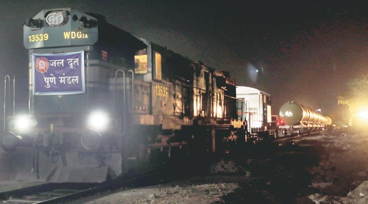 Latur, Water train, Water train Latur , Latur Water train, water train Maharashtra, Mahashtra news, India news