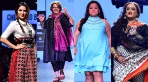 LFW Summer-Resort 2016: Sunny, Helen, Bharti, Laxmi walk the ramp, breaking stereotypes