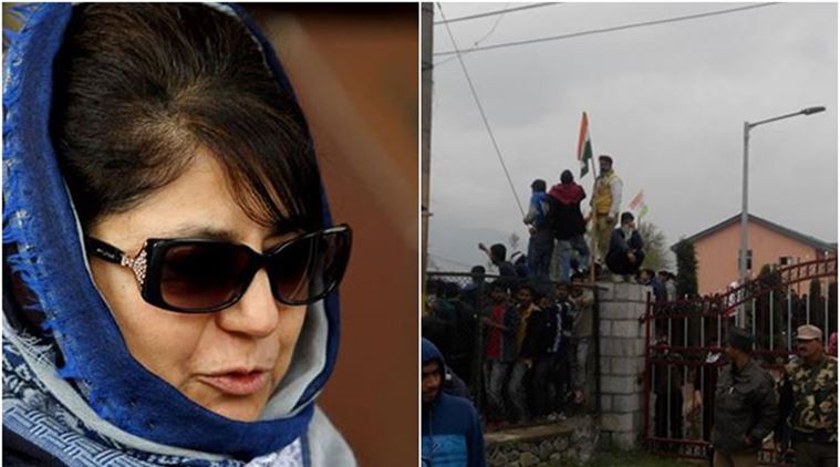  NIT srinagar, nit srinagar protests, mehbooba mufti, mehbooba, CM mehbooba mufti, NIT probe, govt order probe, lathicharge NIT srinagar, protests NIT sringar, NIT srinagar news, J&K news, kashmir protests, kashmir nit protests, kashmir news, india news