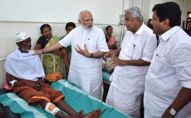 kollam temple fire, kollam fireworks, kollam temple fireworks, kollam modi visit, kollam temple modi visit, kerala news, india news, narendra modi