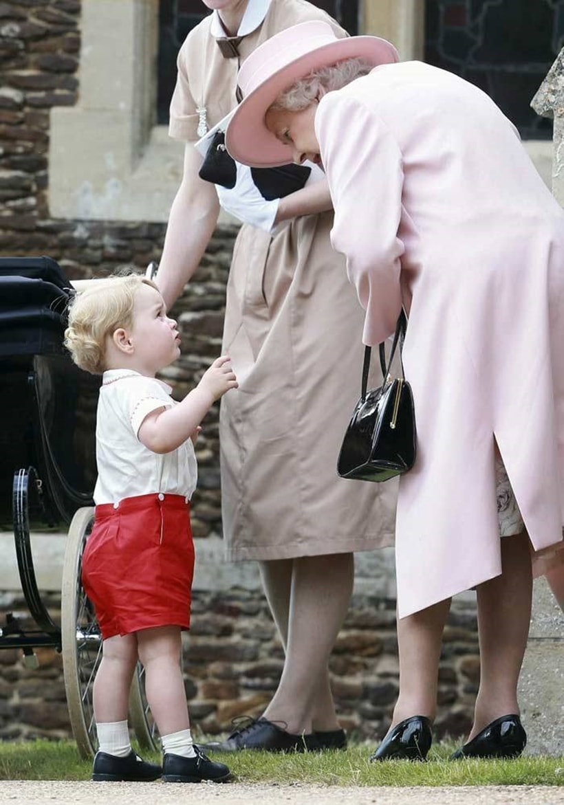Prince George, Barack Obama, Obama queen meeting, obama prince george meeting, obama british royals, britain royal, britain royal family, british royal obama, queen elizabeth obama meeting, queen elizabeth 90 birthday, prince George photos, british royal photos, kate middleton, prince william, britain news, england news, us news, world news
