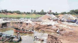 sand mining, Solapur collector, Tukaram Mundhe, Praful Kadam, NMMC chief, sand mining auction, India news, latest news, Indian express