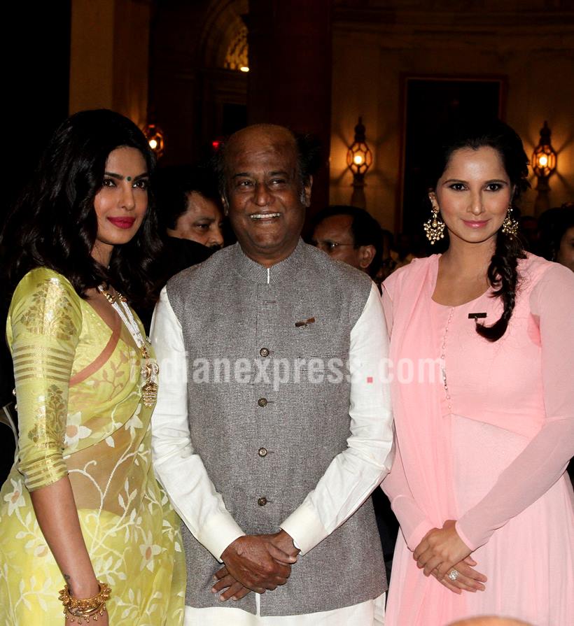 Rajinikanth, Priyanka Chopra, Sania Mirza