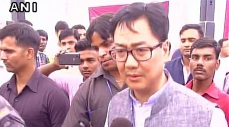 PoK, Kiren Rijiju, PoK Kiren Rijiju, human rights, PoK human rights, rijiju human rights remark, india news