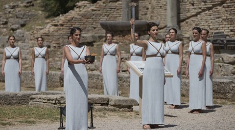 Sun god Apollo presides over final flame rehearsal | Sport-others News ...