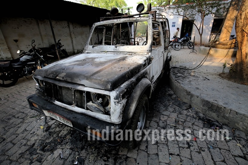 aligrah, aligarh muslim university, amu, amu violence, amu clashes, amu student clashes, amu student death, amu student killed, amu clashed student killed, amu violence photos, amu student clash photos, india news, education news, aligarh news, uttar pradesh news, latest news