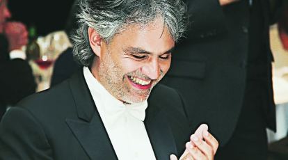 Andrea Bocelli says he is 'privileged' to work as they sing