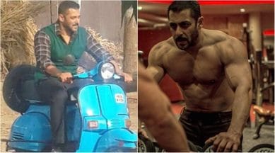 salman khan, sultan, salman khan sultan, salman khan pics, salman khan muzaffarnagar, salman khan scooter, salman khan scooter pics, salman khan sultan shooting, anushka sharma, salman khan riding scooter in muzaffarnagar, salman khan news, salman khan latest news, salman khan movies, salman khan upcoming movies, entertainment news