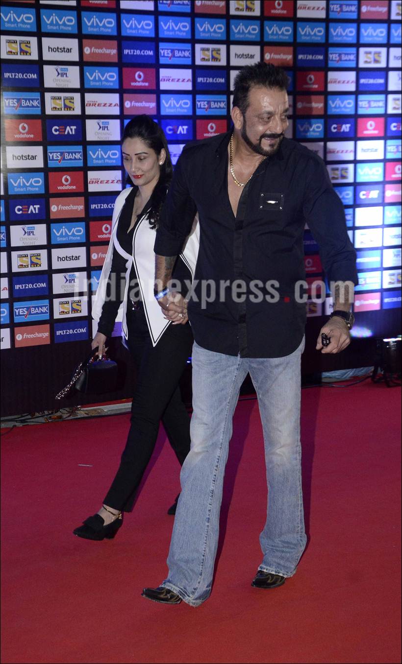 IPL 2016, Preity Zinta, Sanjay Dutt, Sanjay Dutt wife, Manyata Dutt, Geeta Basra, Harbhajan Singh, Geeta Basra Harbhajan Singh, Bhagyashree, Ronit Roy, IPL opening ceremony, IPL opening ceremony pics