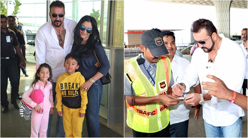 sanjay dutt, maanyata dutt, sanjay dutt kids, shahraan, iqra, sanjay dutt pics, sanjay dutt maanyata pics, maanyata pics, sanjay dutt photos, sanjay dutt shahraan iqra, entertainment