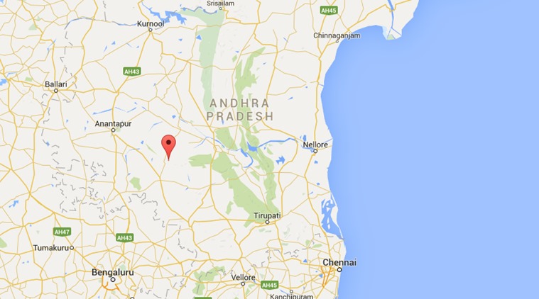 Seshachalam hill ranges, Andhra. (Source: Google Maps)