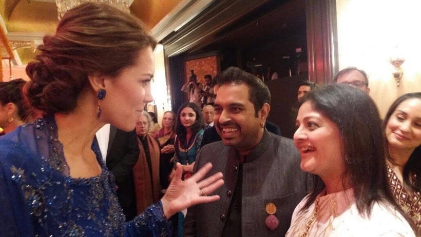 Shankar Mahadevan, Kate Middleton, Shankar Mahadevan wife