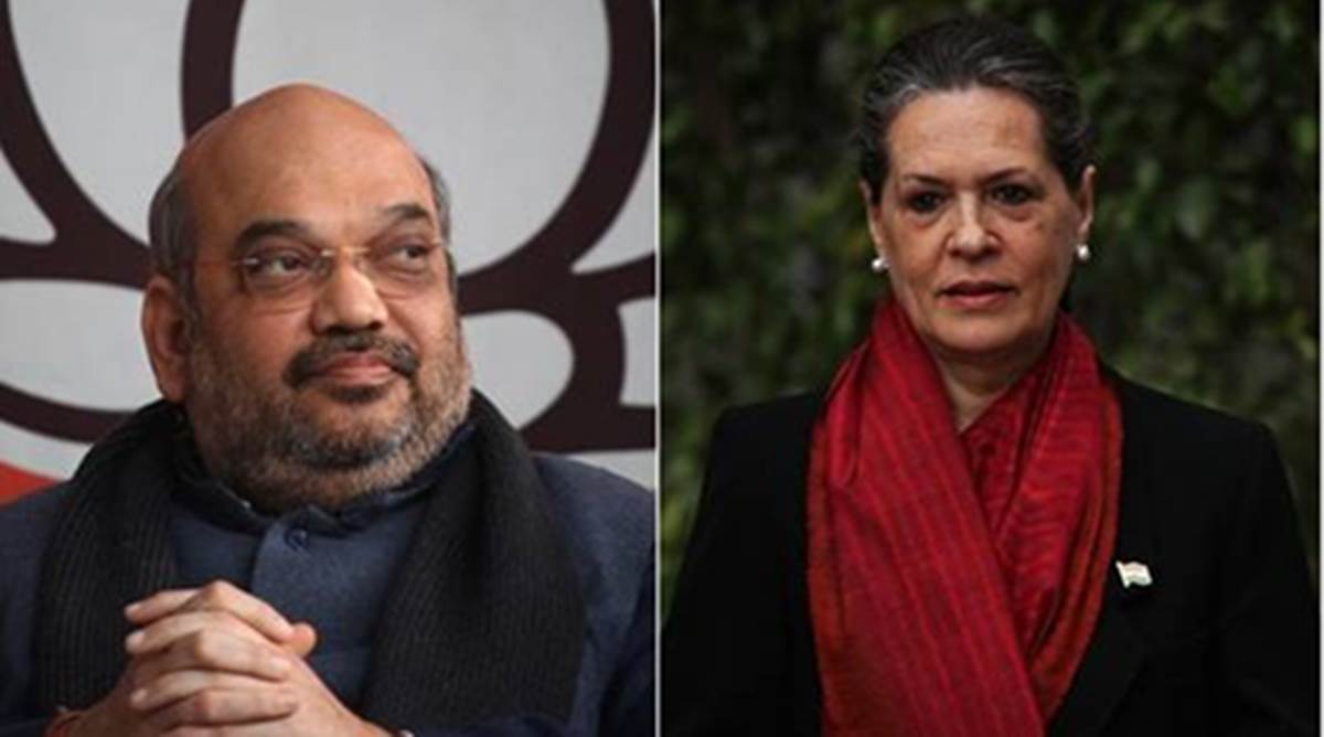 Privilege war in Rajya Sabha, Amit Shah targets Sonia Gandhi again on  chopper deal | India News,The Indian Express