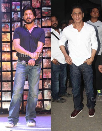 sachin and babi light blue dress Happy Birthday Shah Rukh Khan: Mr Khan Slays Friday Dressing Like A Star,  Check Out His Cool And Casual Looks HERE main image 1