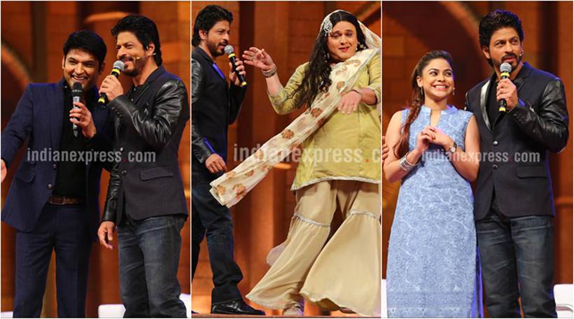 Kapil Sharma, The Kapil Sharma Show, Shah Rukh khan, Kapil Sharma New Show, SRK, SRK Kapil Sharma, SRK Kapil, The kapil Sharma Show episode, The Kapil Sharma Show first Episode, Sumona Chakraborty, Sunil Grover, Ali Asgar, Kiku Sharda, Chandan Prabhakar, The Kapil Sharma Show pics