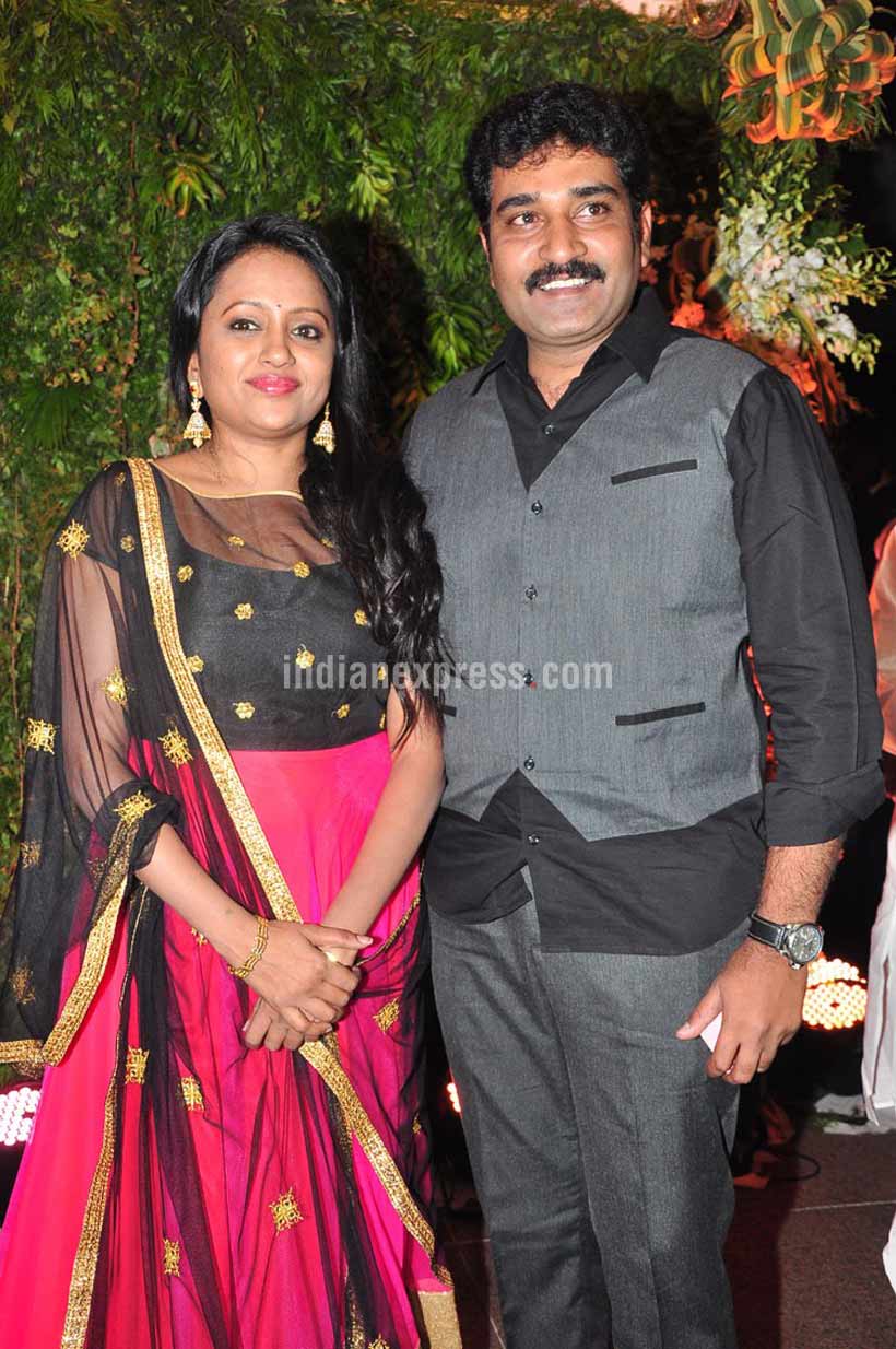 sreeja, sreeja reception, sreeja recpetion pics, sreeja marriage, chiranjeevi, chiranjeevi sreeja, chiranjeevi daughter, allu arjun, ram charan teja, venkaiah naidu, chandrababu naidu, aravind swami, rakulpreet, radhuka sarathkumar, sreeja wedding recpetion pics, entertainment
