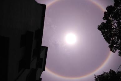 India Today - Bengaluru witnesses 22-degree 'Sun halo' A