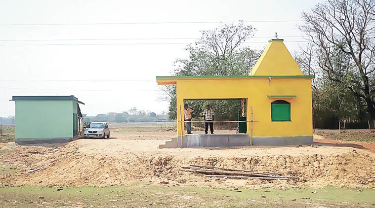 The first ever temple to Tushu came up in Gopiballavpur in January. Sarah Hafeez