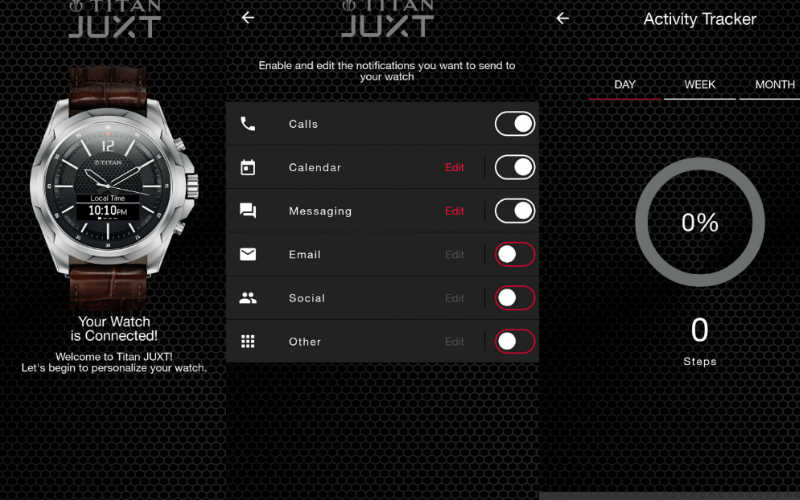 Learn about the features and how to set up your Titan JUXT. Features  include charging, setup, activity tracker, world clock, notifications,  preferences,... | By TitanFacebook